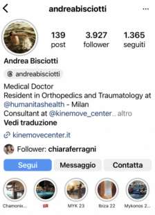 profilo instagram andrea bisciotti