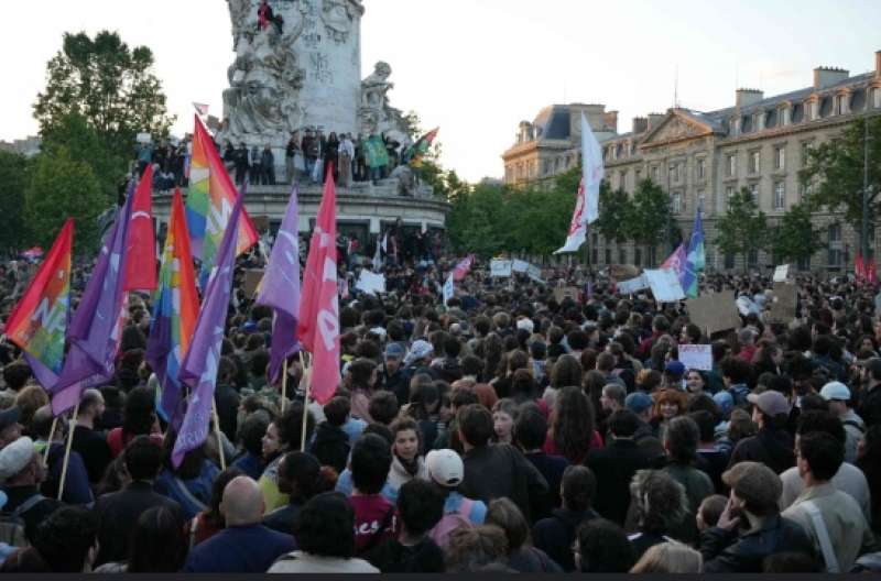 proteste contro l estrema destra in francia 1