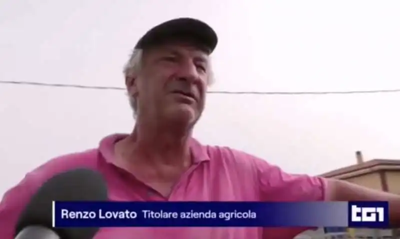 RENZO LOVATO - TITOLARE DELL AZIENDA AGRICOLA DOVE E MORTO SATNAM SINGH