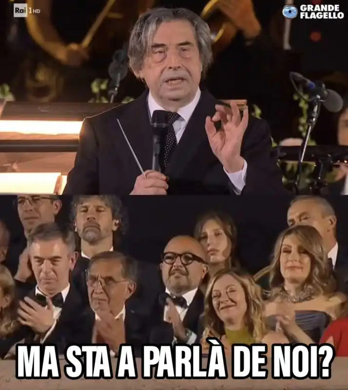 riccardo muti contro il governo - meme