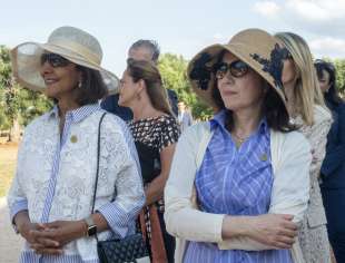 ritu banga yuko kishida e le altre first lady in puglia