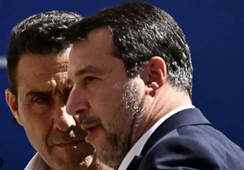 salvini e il generale vannacci al comizio di chiusura della campagna elettorale per le europee