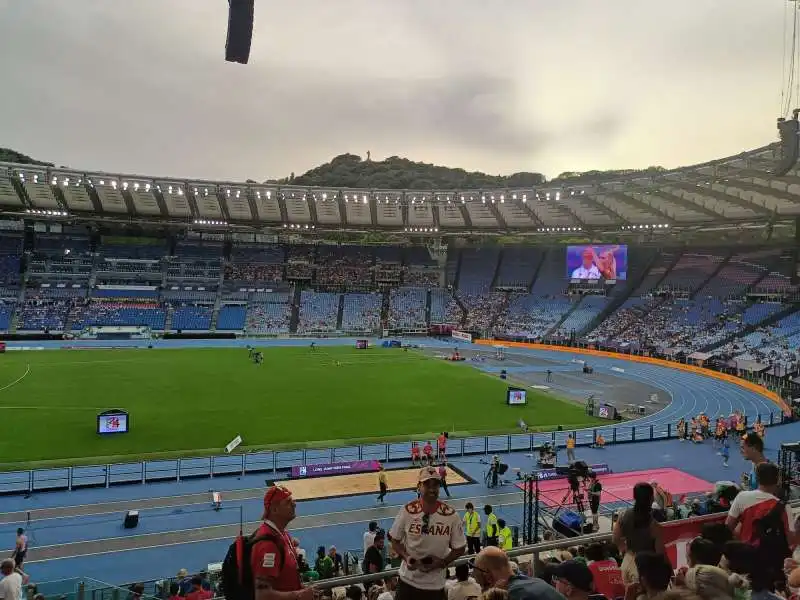 STADIO OLIMPICO DI ROMA SEMIVUOTO PER GLI EUROPEI DI ATLETICA - 1