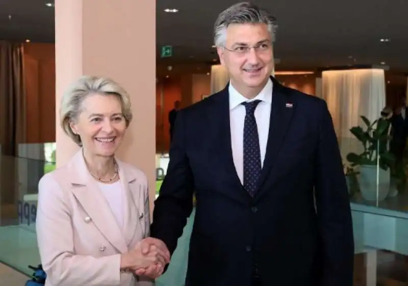 URSULA VON DER LEYEN ANDREJ PLENKOVIC 