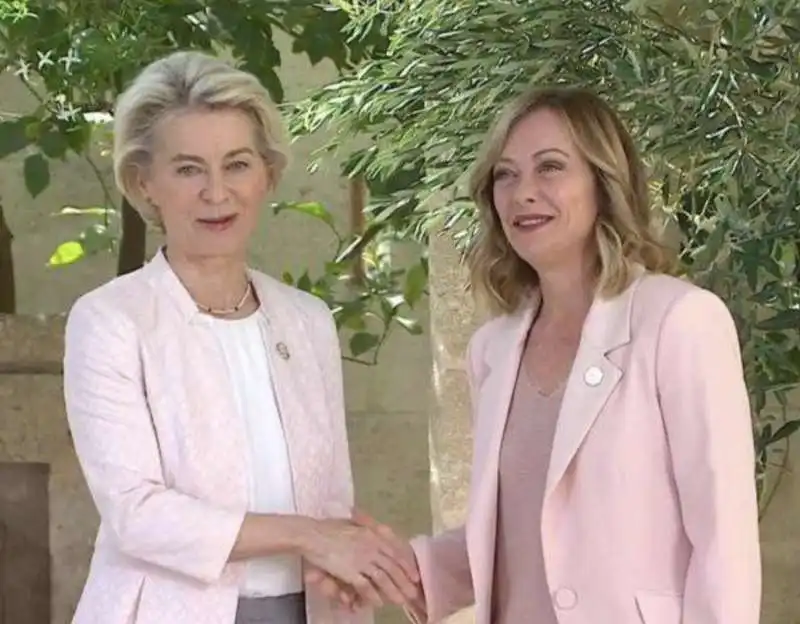 ursula von der leyen   giorgia meloni   g7 borgo egnazia   