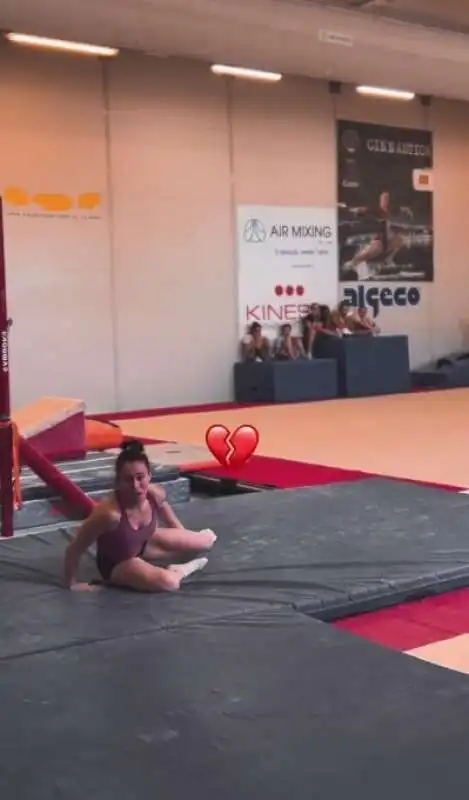 vanessa ferrari si infortuna durante un allenamento 1