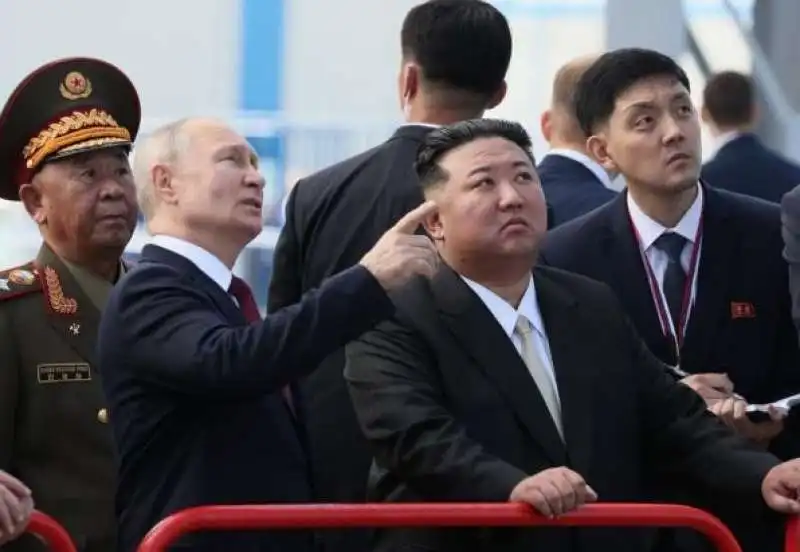 vladimir putin e kim jong un a pyongyang