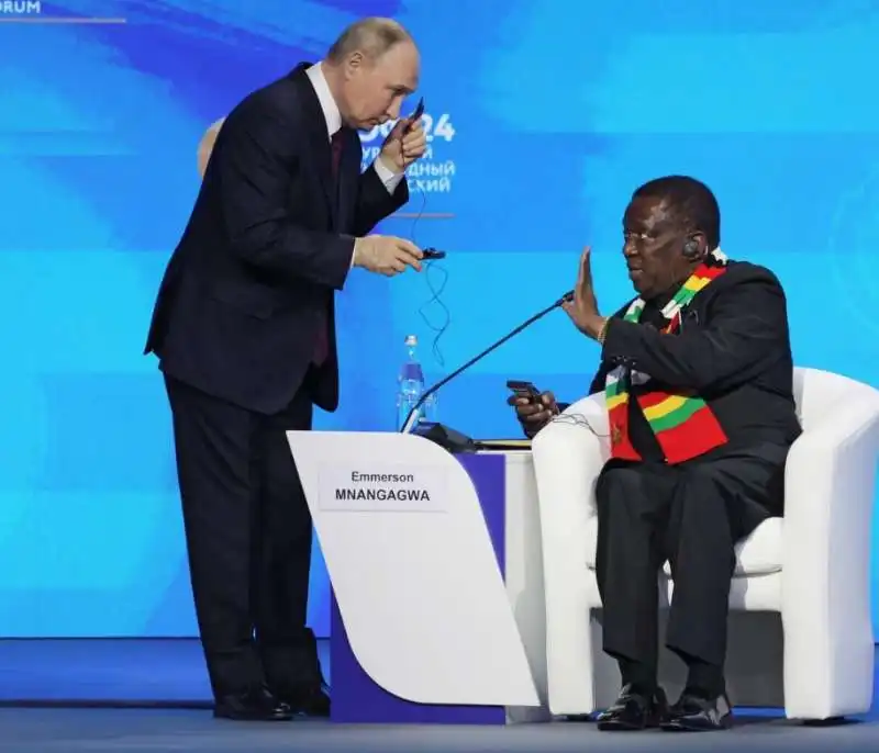 VLADIMIR PUTIN Emmerson Mnangagwa