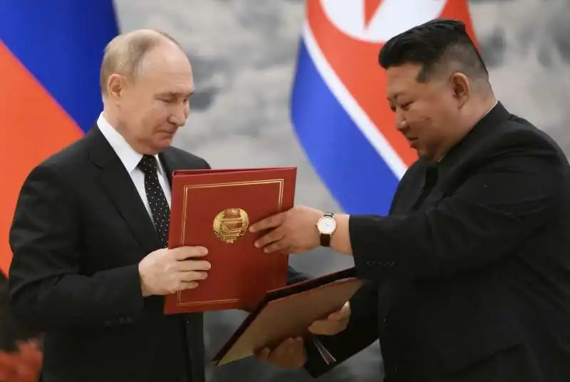 vladimir putin - kim jong un 