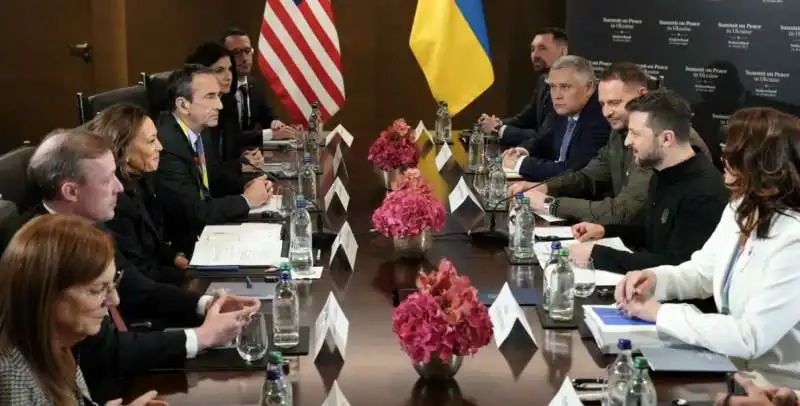 volodymyr zelensky a colloqui con kamala harris e jake sullivan 