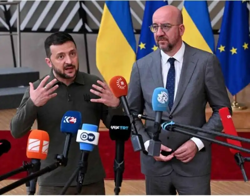 volodymyr zelensky Charles Michel