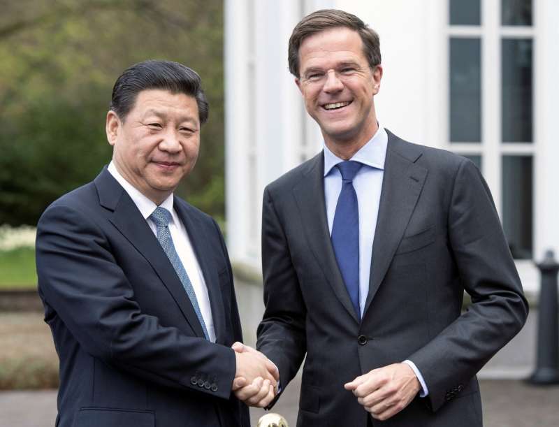 XI JINPING MARK RUTTE