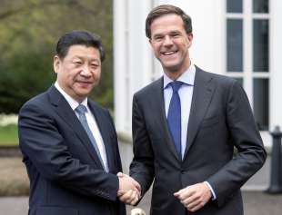 XI JINPING MARK RUTTE