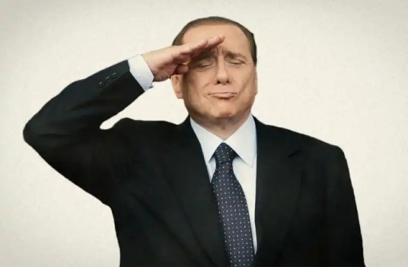 BERLUSCONI SALUTO 