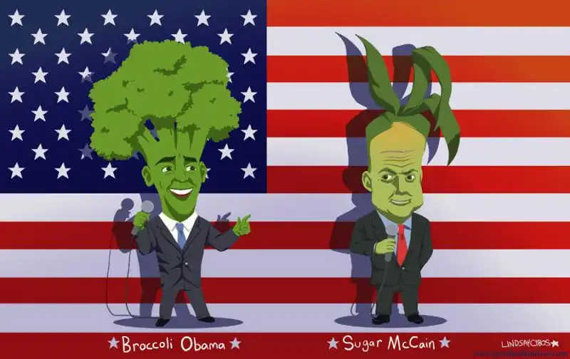 Broccoli Obama Sugar McCain by lcibos 