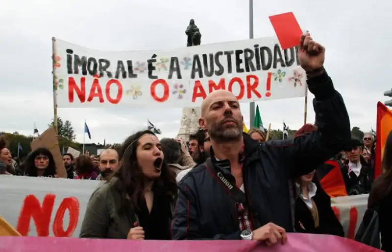 CRISI PROTESTE IN PORTOGALLO 