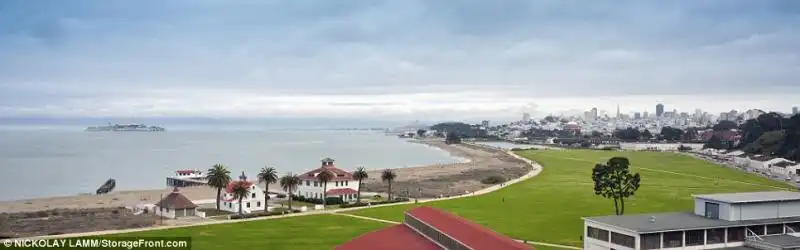 EFFETTO INNALZAMENTO DEL LIVELLO DEL MARE BAIA DI SAN FRANCISCO PRIMA 