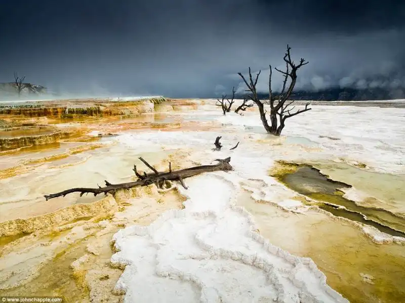 FOTO CON LA FOTOCAMERA PI COSTOSA AL MONDO JOHN CHAPPLE YELLOWSTONE NATIONAL PARK WYOMING 