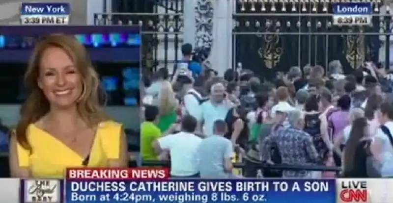 GIORNALI STRANIERI SUL ROYAL BABY 