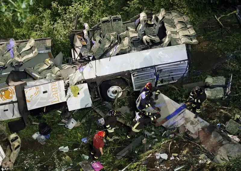 INCIDENTE VIADOTTO ACQUALONGA AVELLINO 