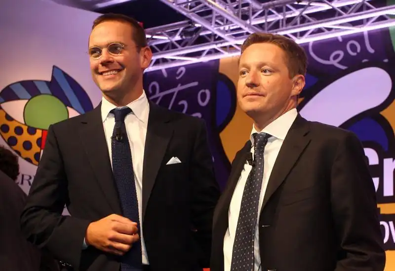 James Murdoch e Andrea Ceccherini a Bagnaia al Convegno dell'Osservatorio Permanente Giovani-Editori