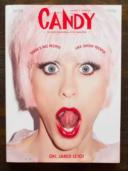 JARED LETO IN VERSIONE DRAG FOTO BY TERRY RICHARDSON 