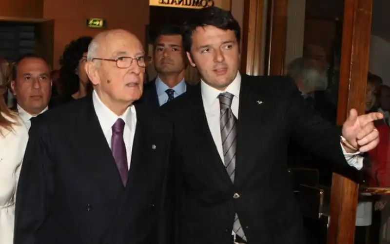 napolitano renzi 