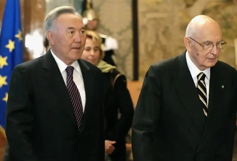 NAZARBAYEV E NAPOLITANO 