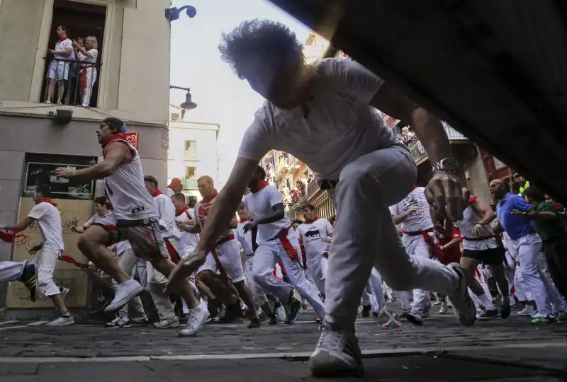 Pamplona San Fermin Festival FOTO LAPRESSE 