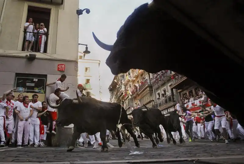 Pamplona San Fermin Festival FOTO LAPRESSE 