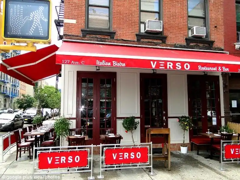 IL RISTORANTE VERSO A NEW YORK 