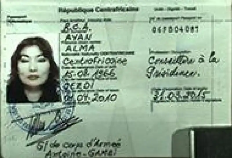 Shalabayeva passaporto 