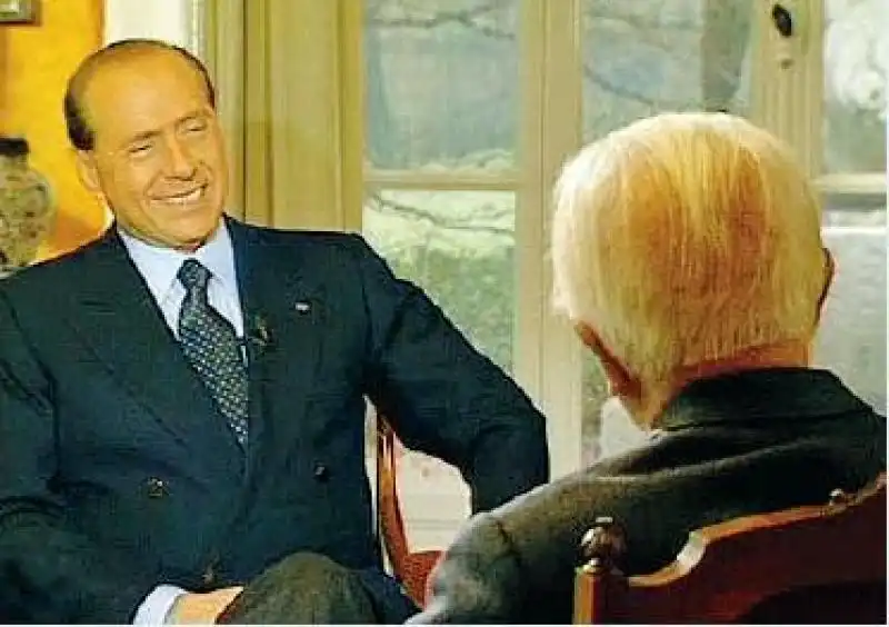 SILVIO BERLUSCONI E ENZO BIAGI jpeg