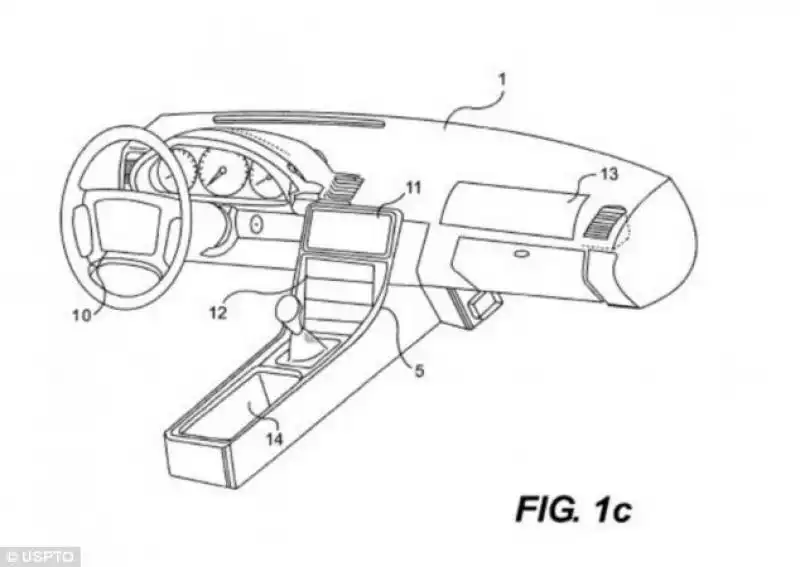 SISTEMA PER AUTOMOBILI BREVETTATO DA APPLE