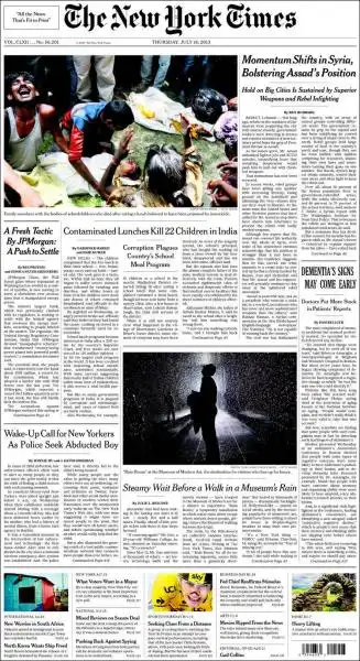 THE NEW YORK TIMES 