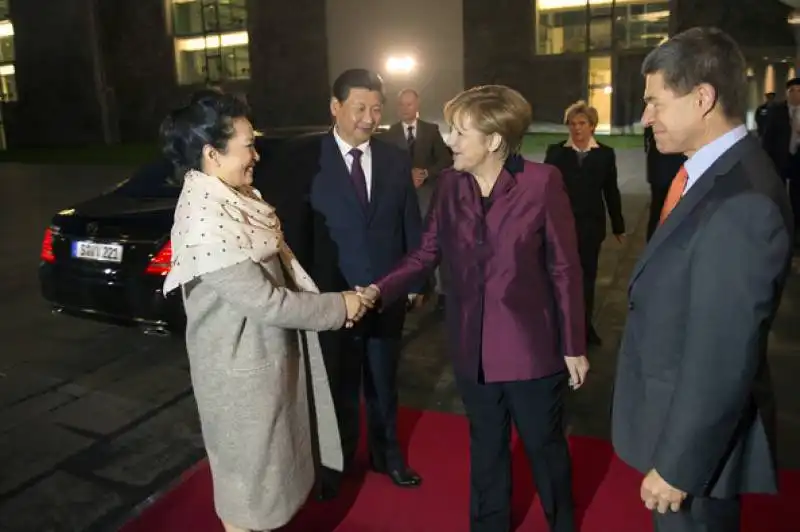 angela merkel peng liyuan xi jinping