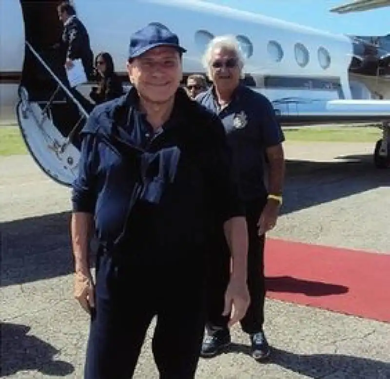 BERLUSCONI E BRIATORE A MALINDI NEL 2012