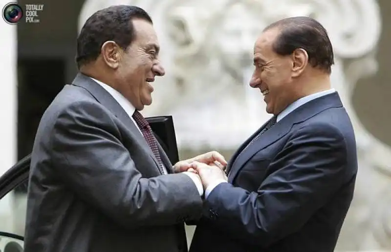 berlusconi mubarak