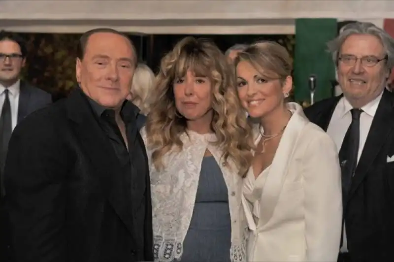 cena fund raising di forza italia   berlusconi   camilla morabito   francesca pascale