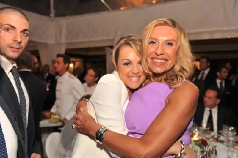 cena fund raising di forza italia    francesca pascale e melania rizzoli