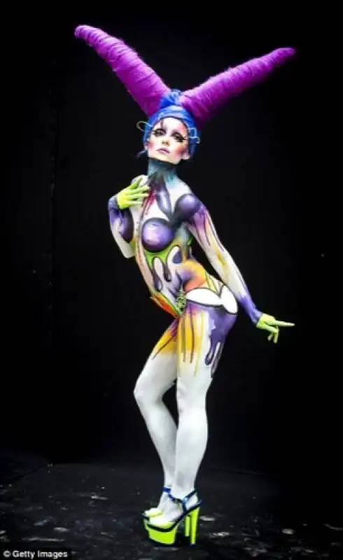 creature del bosco al world bodypainting festival”,