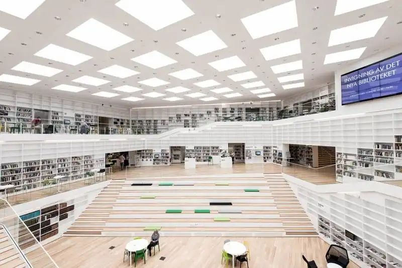 dalarna media library a falun, svezia