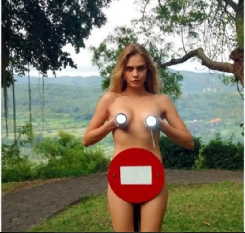 delevingne campagna libera capezzoli