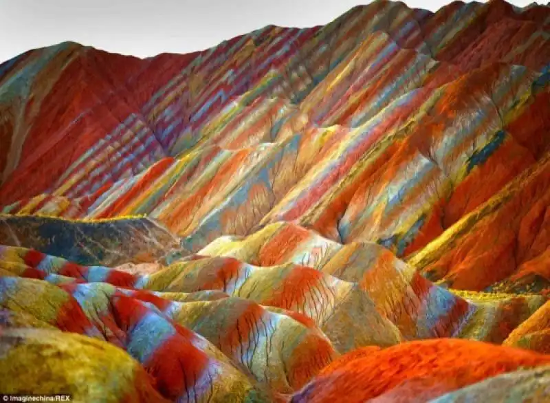 geological park in gansu, cina