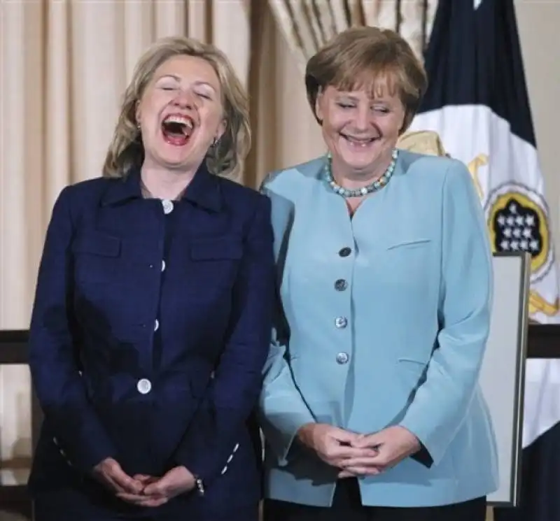 HILLARY CLINTON ANGELA MERKEL