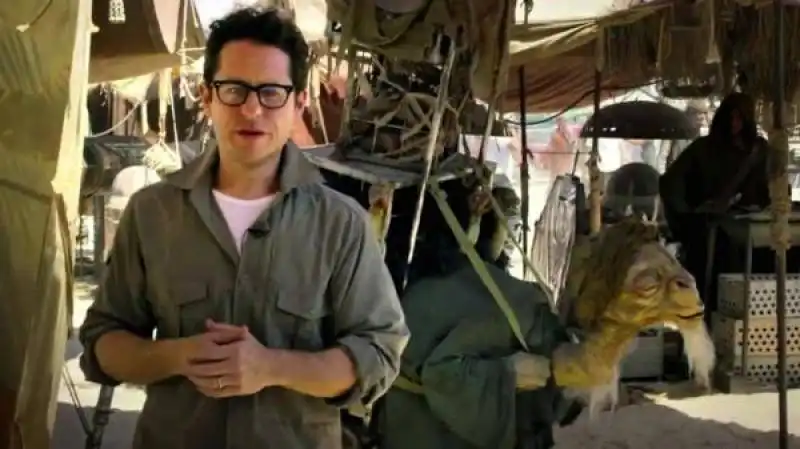 jj abrams sul set di guerre stellari 7   