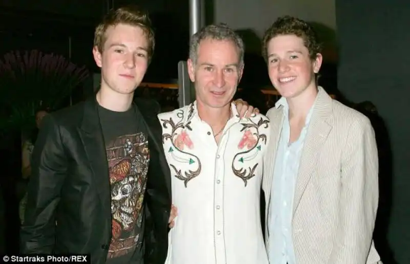 john mcenroe coi figli sean e kevin dieci anni fa