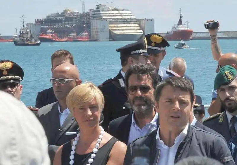 la concordia a genova matteo renzi roberta pinotti 28