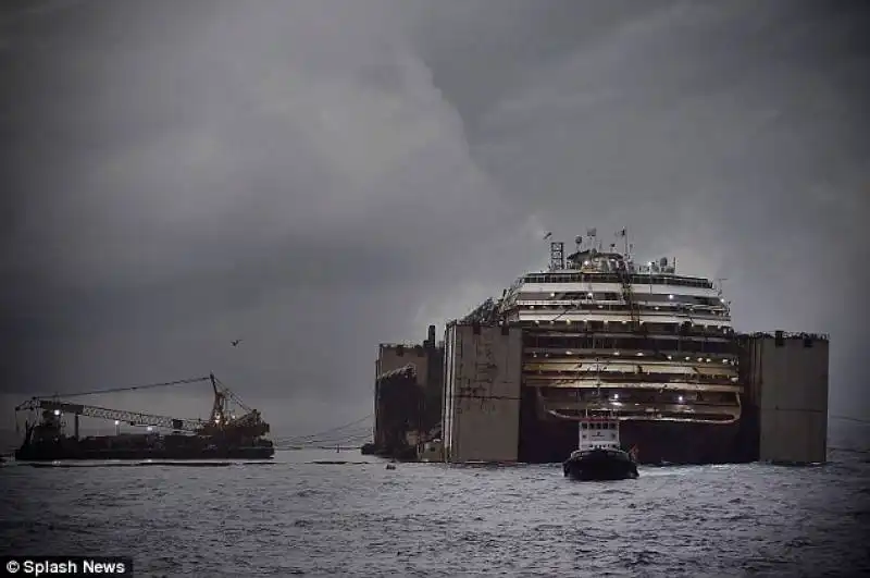 la costa concordia al giglio