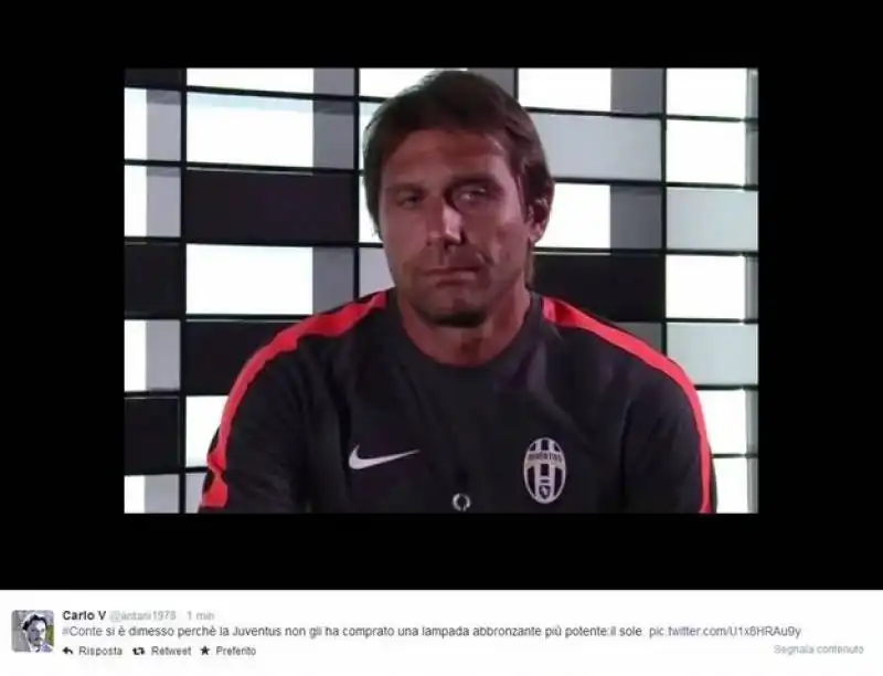 le dimissioni di conte viste dalla rete 17